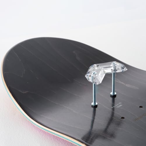 Image of Skateboard Wall Mount - Premium Clear Skateboards Hanger - Storage Rack | Durable Vertical Deck Display, Acrylic Floating Holder to store Decks & Longboards by Arkorus