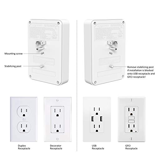 Amazon-Basics-6-Outlet-Wall-Mount-Surge-Protector-1080-Joules
