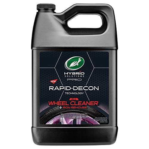 Image of Turtle Wax 53760 Hybrid Solutions Pro All Wheel Cleaner and Iron Remover, 1 Gallon, Black, 128 Fl Oz. (Pack of 1)