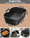 Yikki 2Pack Silicone Air Fryer Liners Accessories for Ninja AF400UK AF300UK