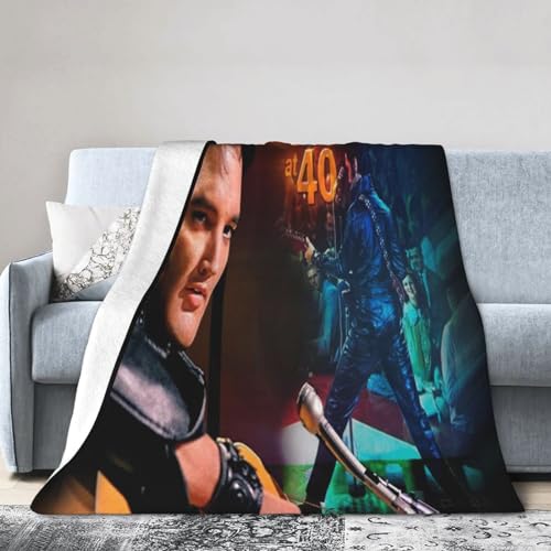 VDUCK Elvis Singer Presley Rock Couverture Ultra Douce en Micro Polaire, Couverture en Flanelle imprimée numériquement, Cadeau de Noël, d’anniversaire, Parfaite pour lit, canapé et Fauteuil,40″x30″ - Les Beatles, Paul McCartney, John Lennon, RIngo Starr, George Harrison VDUCK Elvis Singer Presley Rock Couverture Ultra Douce en Micro Polaire, Couverture en Flanelle imprimée numériquement, Cadeau de Noël, d'anniversaire, Parfaite pour lit, canapé et Fauteuil,40"x30"