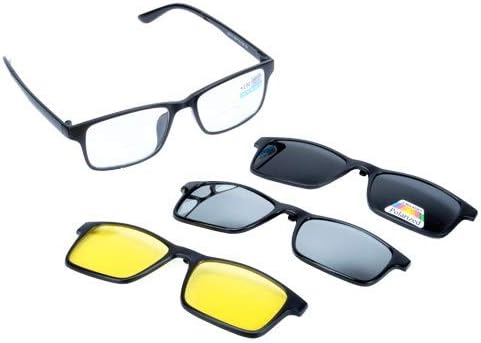 Akicon Driving and Fishing Bifocal Reading Glasses Ultra Light with Three Kinds of Different Color Lens (+2.0)