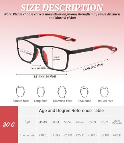 Image of TR90 Photochromic Blue Light Blocking Reading Glasses,Cheaters Readers | Ultralight Sports Style, Adjustable Hinges, Photochromic Lenses, UV400, Indoor Outdoor Reading, Computer Work, Daily
