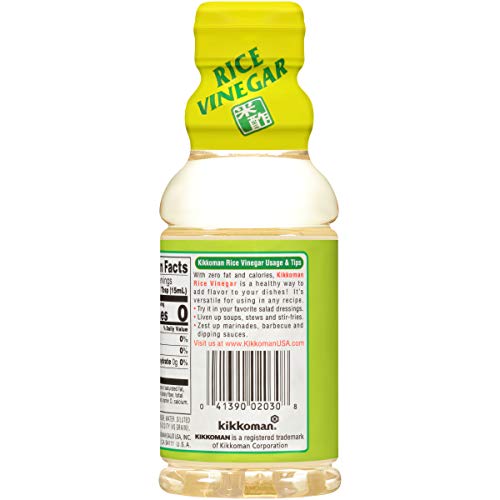 Kikkoman Rice Vinegar, 10 Fluid Ounce #TOP7