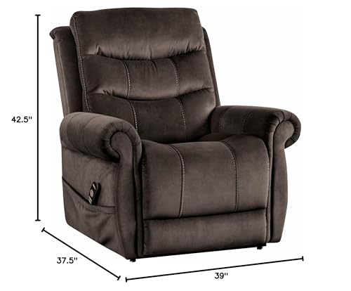 Sillón con sistema de masaje Gris metal miniatura 3