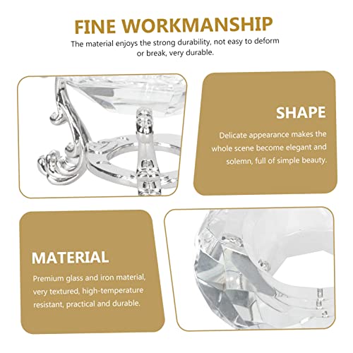 Glass Candle Holder Wedding Candlestick Candleholder Decor Simple Candleholder Candle Stand Glass Candlestick Home Candlestick Household Candlestick Festival Candlestick