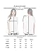 A+D® Womens Casual A-Line Loose Tunic Blouse Top w Scoop Neck (White, Small)