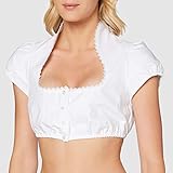 Schalkragen BERWIN & WOLFF TRACHT FOLKLORE LANDHAUS Damen 305630 Bluse, Weiß, 40