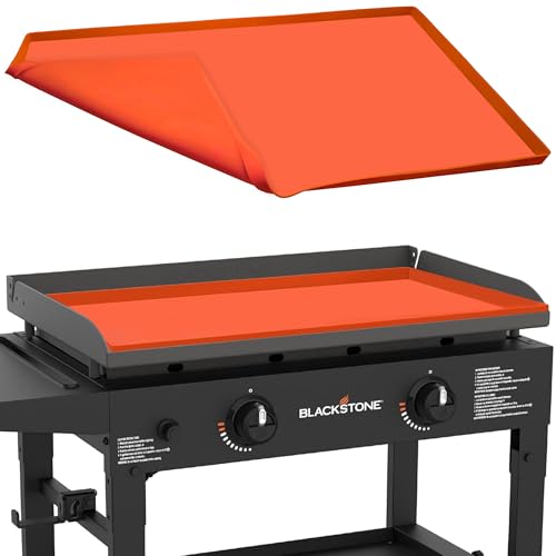 Image of 28 inch Premium Silicone Griddle Mat for Blackstone 28 Inch Grill, Heavy Duty Food Grade Silicone Griddle Cover, Keep Your Grill Clean and Rust-Free All Year Long