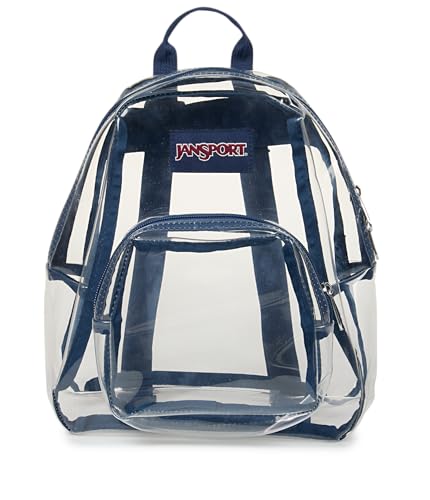 JanSport Mini pacote – Mochila leve de 10 L com alças ajustáveis e bolso frontal com zíper – perfeita para viagens, shows e uso diário, azul-marinho
