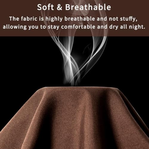 Image of Body Pillow Pillowcase with Zipper 1 piece,Coffee,20 inchx54 inch