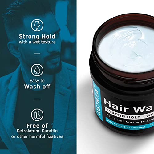 Cera para cabello Ustraa Strong Hold Wet Look 3.5 oz miniatura 6
