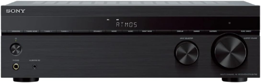 Sony STR-DH790 7.2-ch AV Receiver, 4K HDR, Dolby Vision, Dolby Atmos, dts:X, with Bluetooth (Renewed)