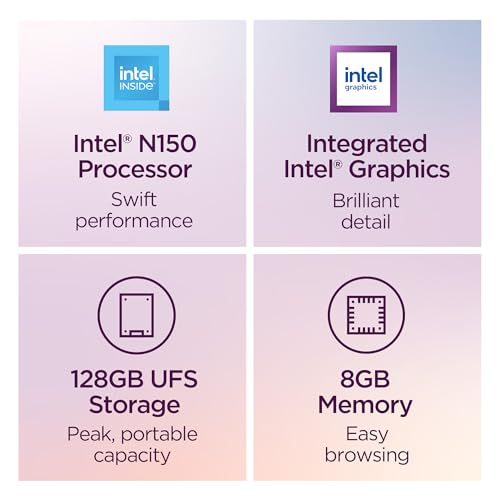 Image of Lenovo Chromebook i - Everyday Laptop - Google Gemini - Intel N150 CPU - 15.3 inch WUXGA IPS Display - 8GB RAM - 128GB Storage - Integrated Intel Graphics - Luna Grey