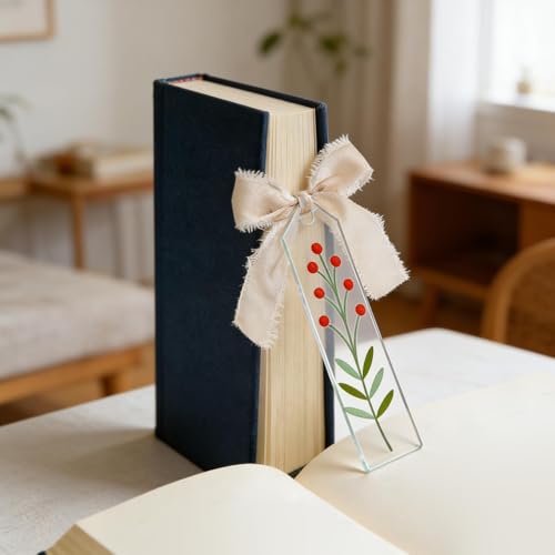 Marque-pages vierges en acrylique transparent avec ruban pour DIY | 100 pièces - 3
