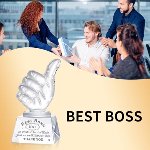 Cristal Awards avec Pouce levé : Comment Manquer d'Idée Cadeau pour un Collègue Devient Impossible