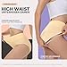 IceReco Unterhosen Damen Bauchweg Unterhose Damen Baumwolle Unterwäsche Frauen Set 5er Pack High Waist Slip Sportunterwäsche Schlüpfer Panties Briefs Underwear Stretch Atmungsaktiv Hautfarben XL