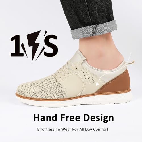 Mens Casual Dress Shoes Slip On Fashion Sneakers Mesh Walking Shoes Breathable Comfortable Non Slip2