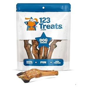 Dog Chew Bones – 5 Count Dried Sheep Legs with Hooves for Dogs, Tough Dog Treats for Aggressive Chewers, Long-Lasting Dog Bones Ideal for Dogs