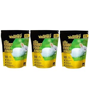 Taiyo Pluss Discovery Premium Junior Rabbit Food – 1 kg Pouch (Pack of 3)