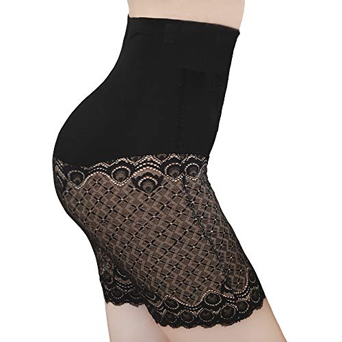 HANFASION Intimo Modellante Donna Body Shaper, Guaina Contenitiva a Vita Alta Dimagrante Pancera Mutanda Contenitiva Fascia Elastica Shapewear da Donna, Cincher, Corpo Shaper (Nero,M)