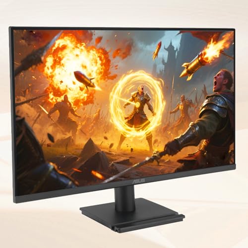 Image of ASUS 27 inch FHD Gaming Office Monitor, 120Hz, 1ms, Eye Care Monitor - IPS, 99% sRGB, Frameless, Adaptive-Sync, HDMI, VGA, Low Blue Light, Flicker Free, Tilt, Wall Mountable, Black