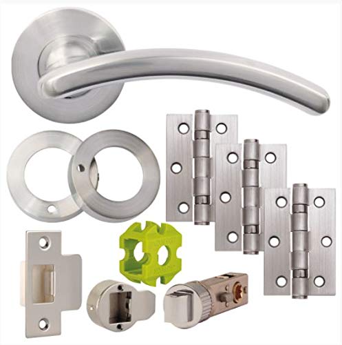 Jigtech JTB81210 Viper Door Pack-Privacy-Satin Chrome