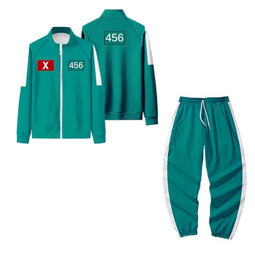 Squid Gamer Kostüm Squid Kostüm für Erwachsene Game 2 Damen Herren Junge...