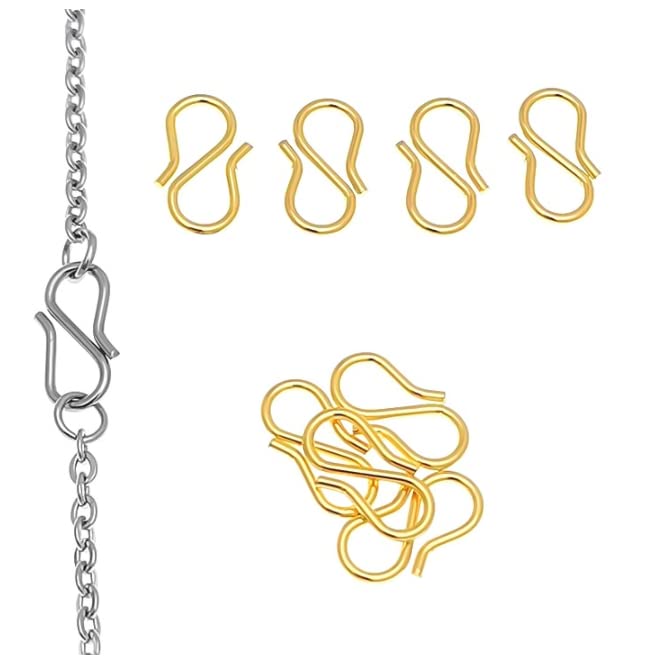 1 Box 300pcs S Shaped Hooks Small Stainless Steel S Hooks Metal Wire