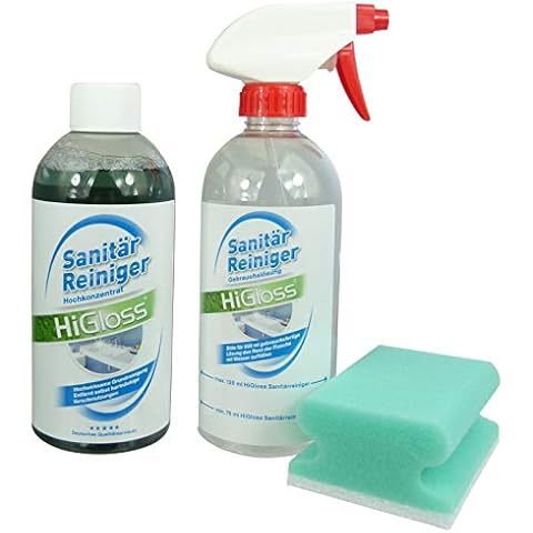 HiGloss Sanitärreiniger Hochkonzentrat 500ml mit Leerflasche Cover