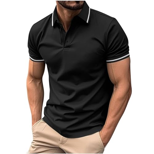 Men's Button Down Shirts Vintage Solid Color Sweater Lightweight Short Sleeve Summer Tops for Casual S-3XL
