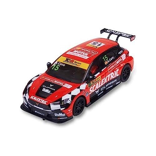 Scalextric - Coche de Carreras Advance - Coche Slot Escala 1:32 (Cupra León Competición – Monlau)