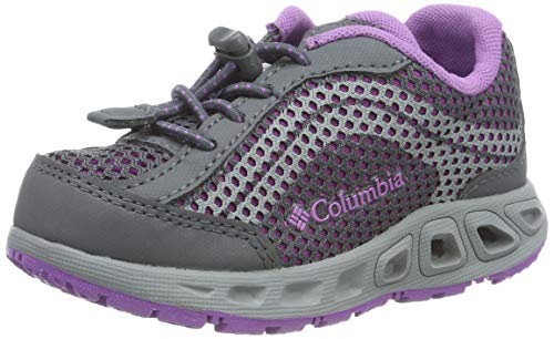 Columbia Childrens Drainmaker IV, Zapatillas Unisex Niños, Violeta (Graphite, Northern Lights), 25 EU