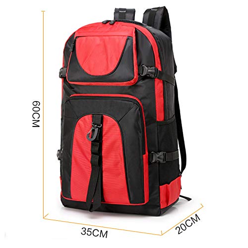 Sac à dos nylon imperméable 60L résistant pour camping et vélo - 4
