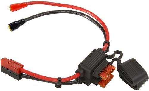 Valley Enterprises Dual ATC Style Fuse Holders with F-Type Connectors 12AWG Wire with Anderson Power Connectors 30 Amp
