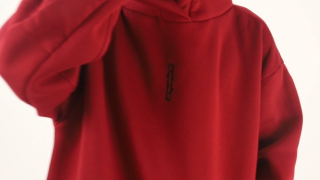 Alalaso Ninja Hoodie Men Double Neckline Cotton Hip Hop Hoodie