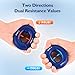 FitBeast Hand Grip Strengthener, Finger Exerciser, Forearm Strengthener Kit - 9 Pack, Targeted Hand & Forearm Strength, Relief & Recovery Kit (Deep Blue)