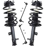 Front - Both (2) Front Driver & Passenger Side Complete Strut & Spring Assembly with (2) Sway Bar End Links - Not for SRT