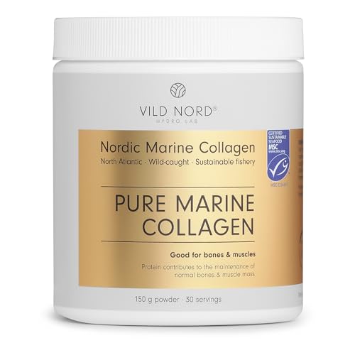 VILD NORD Colágeno Marino Puro - 150 g, 30 Raciones