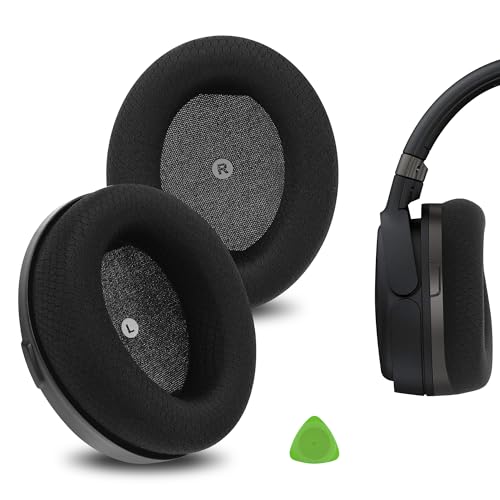 Geekria Cojines de Repuesto para Auriculares HyperX Cloud Orbit S, Almohadillas de Tela de Malla Cómodas (Negro) miniatura 1