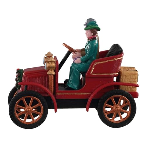 Lemax Christmas Village First Car In Town 93426 regalo ideal para coleccionistas de Navidad 4