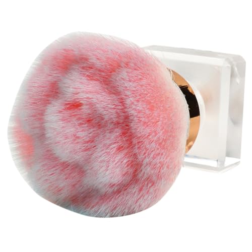 Mikinona Nail Cleaning Brush Makeup Brush Rose Powder Brush Fluffy Foundation Applicator Cosmetic Supply