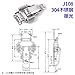 J008 Factory Wholesale Stainless Steel Heavy Duty Quick Release Spring Draw Toolbox Hasp Latch 1Pcs(J108 304 SS)