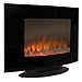 Best Choice Products Large 1500W Heat Adjustable Electric Wall Mount & Free Standing Fireplace Heater with Glass XL