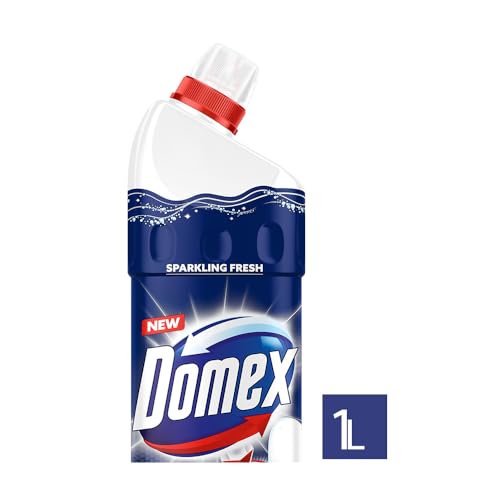 Domex Fresh Guard Disinfectant Toilet Cleaner Liquid|| Sparkling Fresh|| 1 L| Freshness for 100 Flushes - Image 4