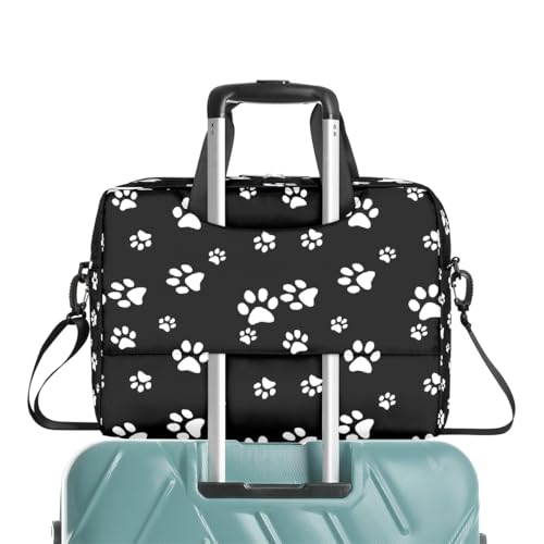 Funda impermeable de laptop 16 con correa acolchada anticaídas y asa superior 7