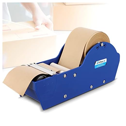 Frifreego Water-Activated Tape Dispenser, Manual Kraft Gum Tape Dispenser, Width Adjustable 1.18-3.15", Light Weight & Portable Packing Tape Dispenser Set