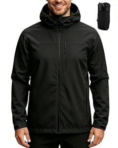 ACCNUO Veste Imperméable Homme Imperméable et légère Veste de pluie pour homme veste de pluie pour le cyclisme camping alpinisme, la randonnée et l'escalade