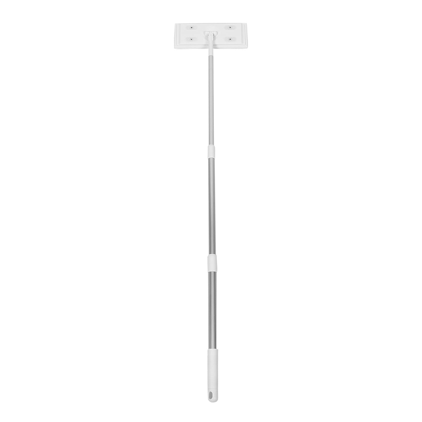 Mopa Plana de Hilo con Varilla Telescópica de Aluminio Recogedor Electrostático de Polvo para Limpieza del Hogar Rotación Duradera y Fácil de Usar