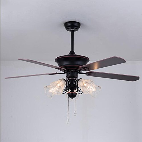 Ventilateur de plafond silencieux avec éclairage pour grand salon